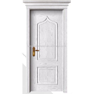 Peinture blanche luxe porte intérieure en bois MD-511 s porte en bois massif de Chine Top 10 marque porte